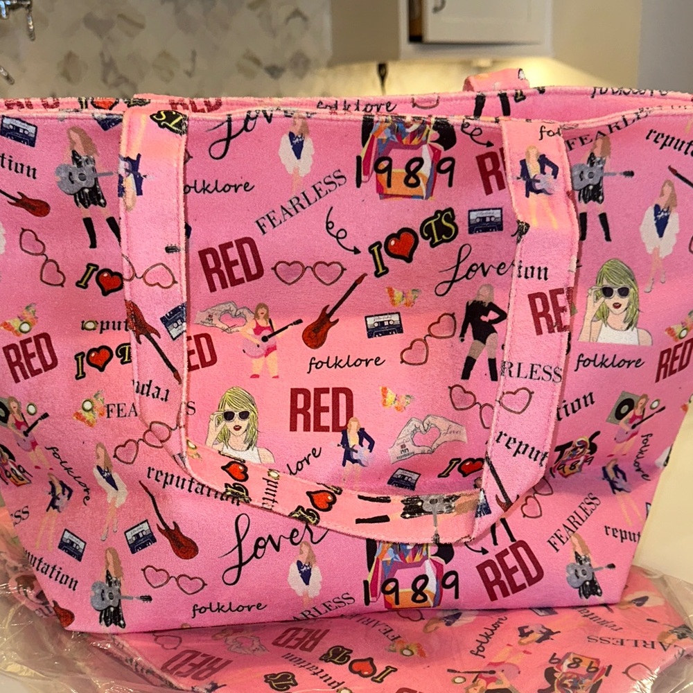 New Custom made Taylor Swift inspired large tote